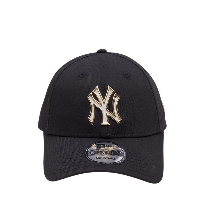 New Era 940 P2 Metal Badge New York Yankees Men's Cap - Black