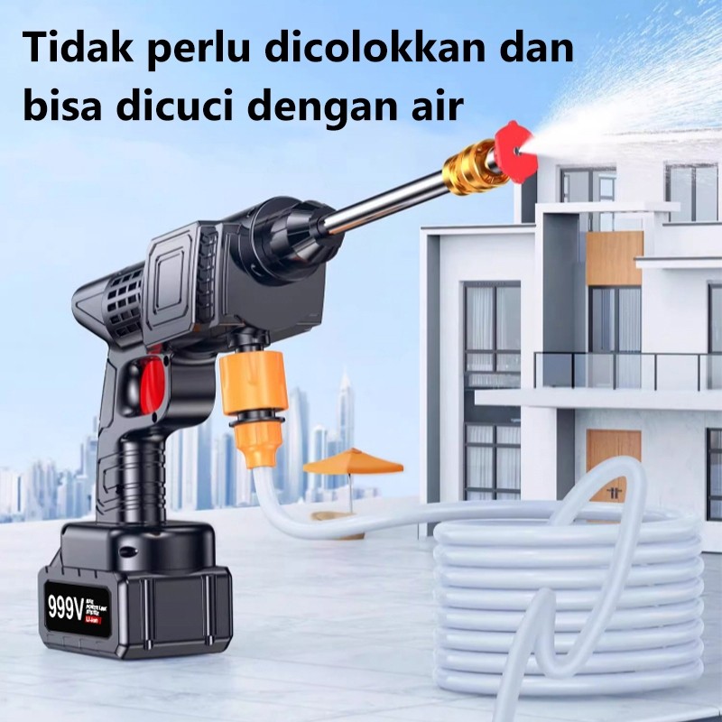 DECKER Jet Cleaner Cuci Mobil 998V 130Bar Mesin Peralatan Mesin Alat Cuci Motor Mobil Mini Portable 