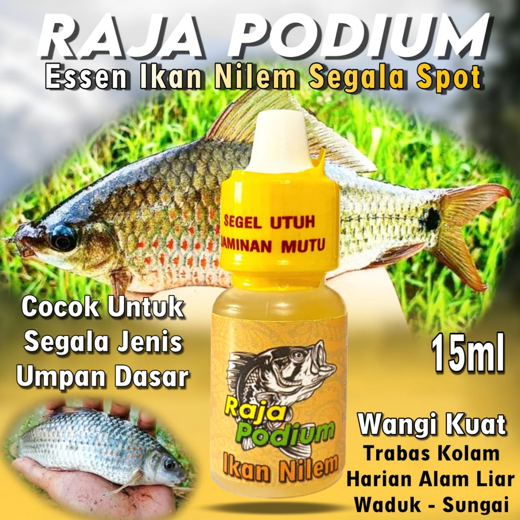 Raja Podium Essen Umpan Mancing Ikan Nilem Kolam Harian & Alam Liaran Paling Ampuh Segala Umpan Dan 