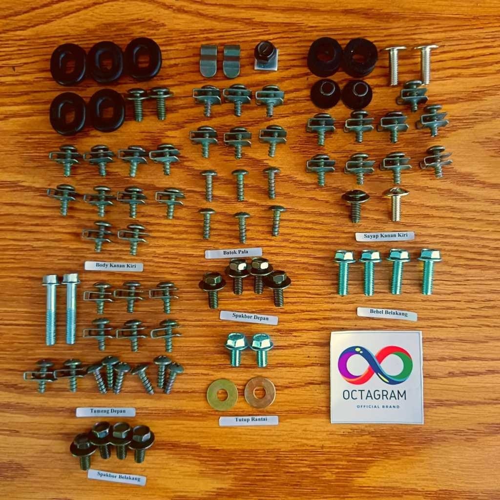 COD | DISKON | PROMO Baut Jupiter Mx 135 Old Full Set/ Full Body Jupiter Mx 135 Old/ Baut Body Jupit