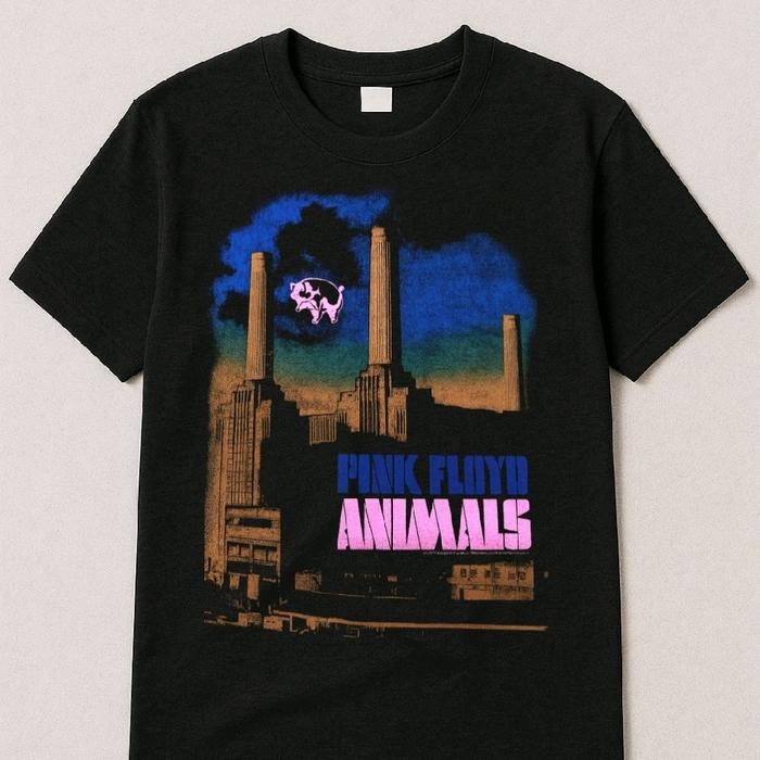 (COD) Tshirt Kaos : PINK FLOYD ANIMAL : Vintage - S