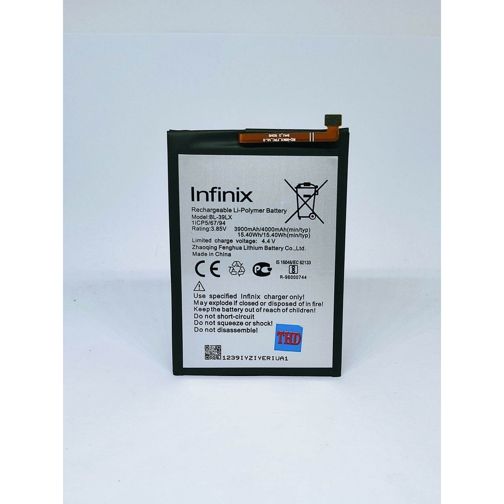 Baterai BATERAI BATRE INFINIX SMART 4 X653 X653C BL39LX BL-39LX ORI