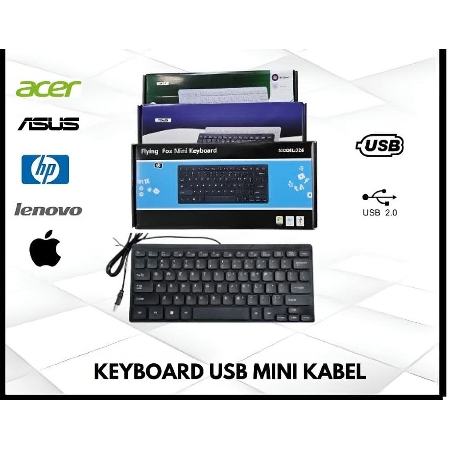 [SDW] pekanbaru/KEYBOARD USB  MINI EXTERNAL LAPTOP