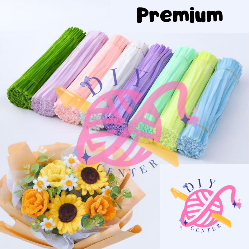 [DIY Center] 100PCS KAWAT BULU MERCY PREMIUM GEMBUL / PIPE CLEANER / KAWAT BULU BUNGA