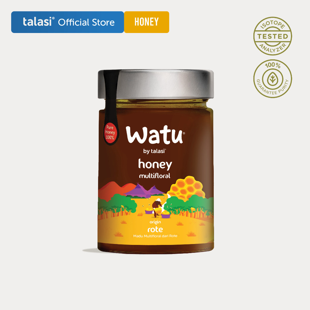 

Origin Rote 400gr, Talasi Watu Honey - Madu Murni