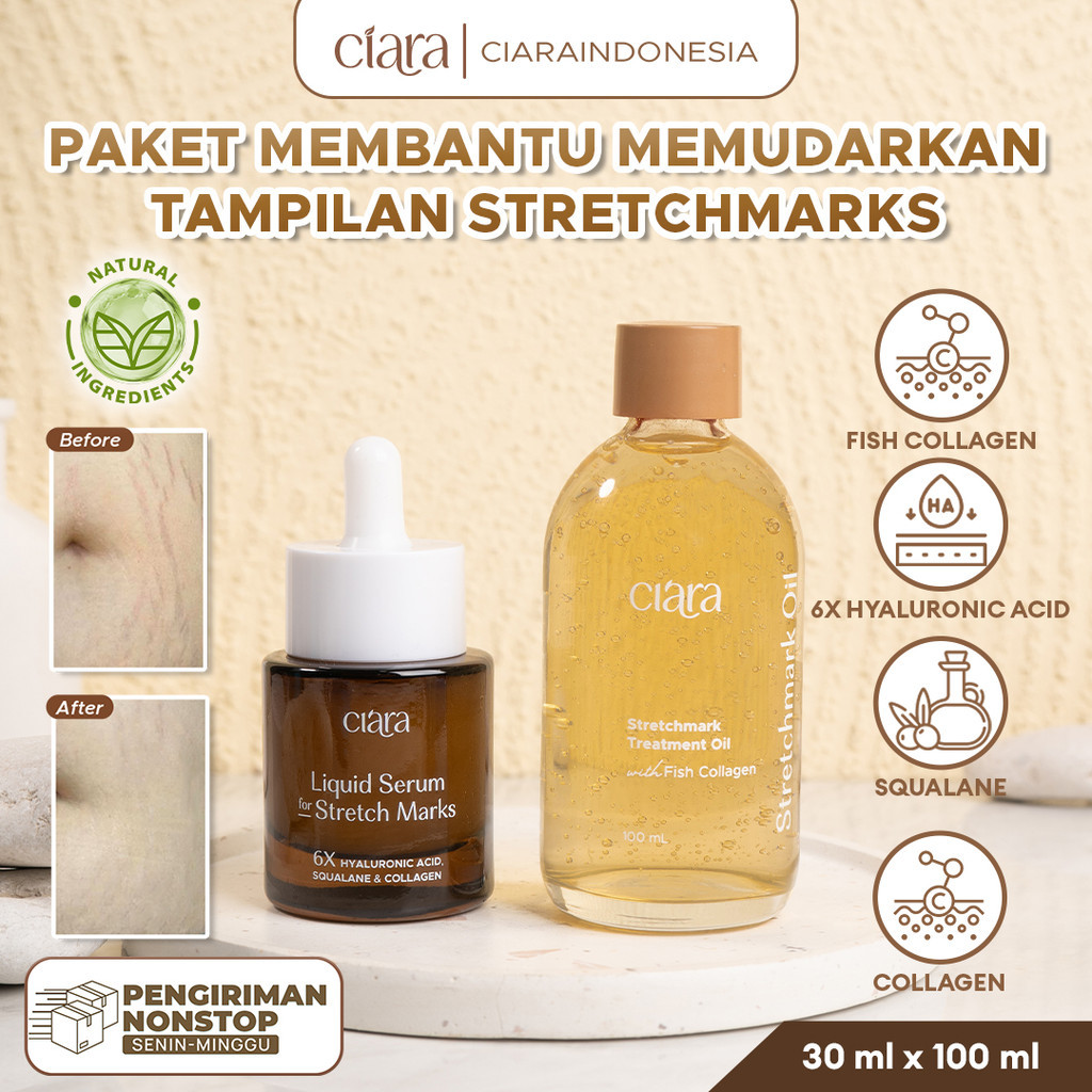 Ciara Stretchmarks Treatment Oil X Stretchmarks Serum Membantu Menyamarkan Tampilan Stretch Mark Serum Stretchmarks Krim Stretchmarks Stretchmarks Oil Serum Bio Oil Rmurah