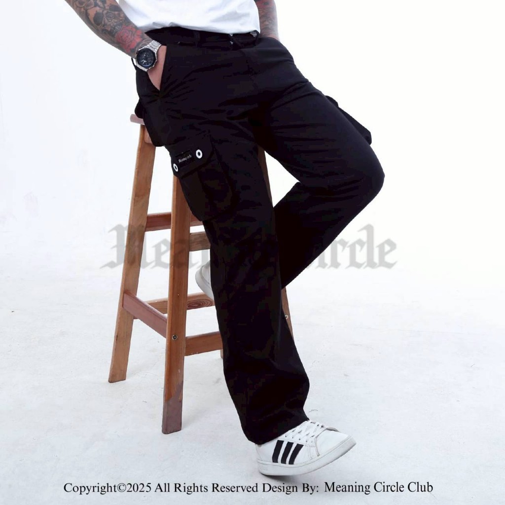 Loas - Cargo Pants Pria / Celana Cargo Panjang Pria Standard Regular Fit