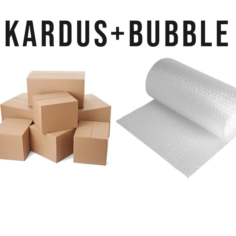 

extra packing tambahan kardus + bublewarp extra packing