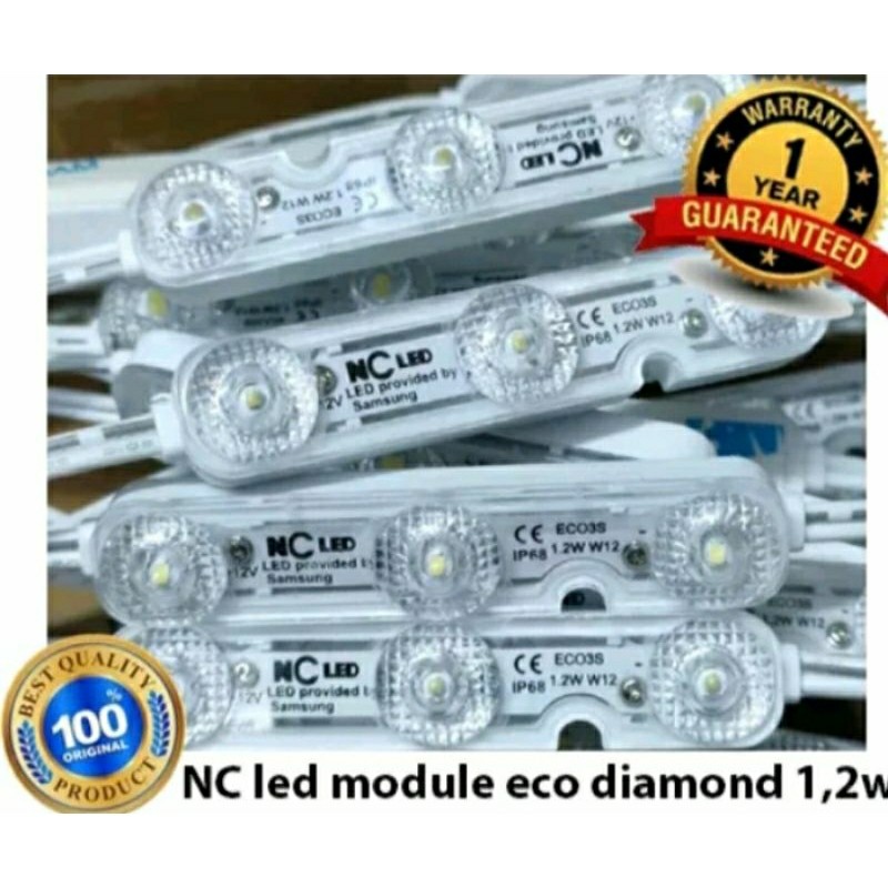 LED module Samsung NC 2835 warna putih 1.2W DC 12V