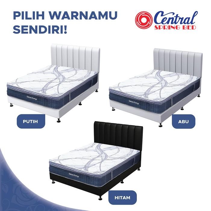 Promo Central Spring Bed  Springbed Central Grand Deluxe Full Set - 90 x 200, Cokelat