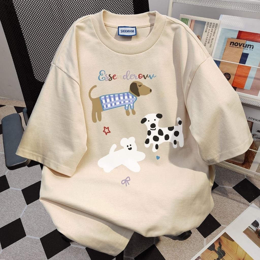 BASIQUE/Kaos atasan wanita korea style/baju oversize/atasan katun bangkok/atasan wanita premium/ESSE