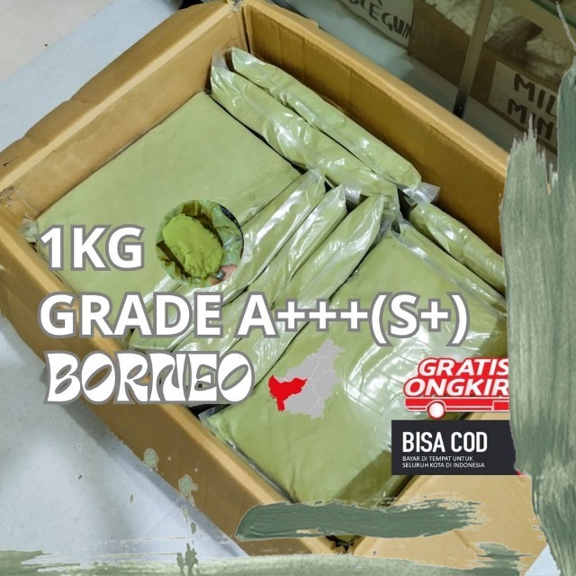 

kraton Premium Super Green keratonn Kherhathoum Green Green Teh Kopi Alam Kalimantan A+++(S+)(S+) 1kg