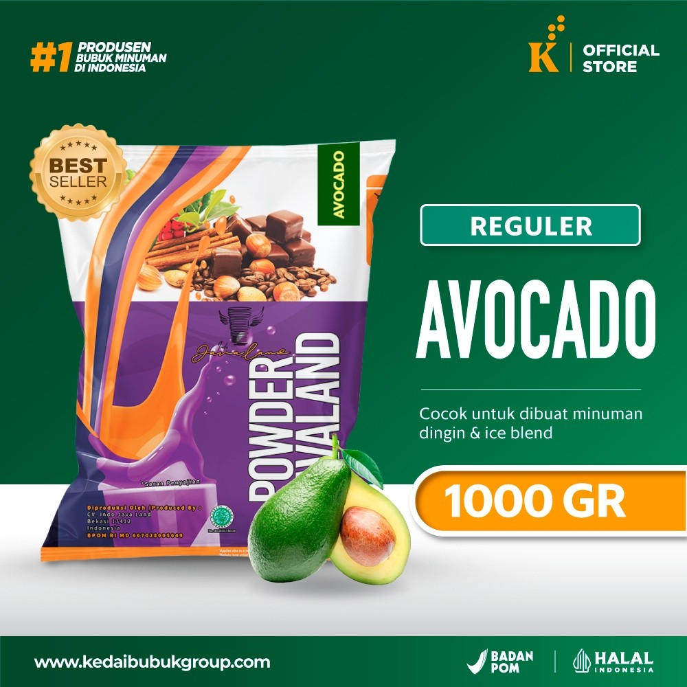 

Bubuk Minuman Bubble Powder Drink Avocado ORIGINAL Javaland 1kg