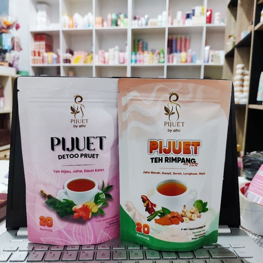 

[BHS] paket combo sehat pijuet teh rimpang + detoo pruet pijuet by afni