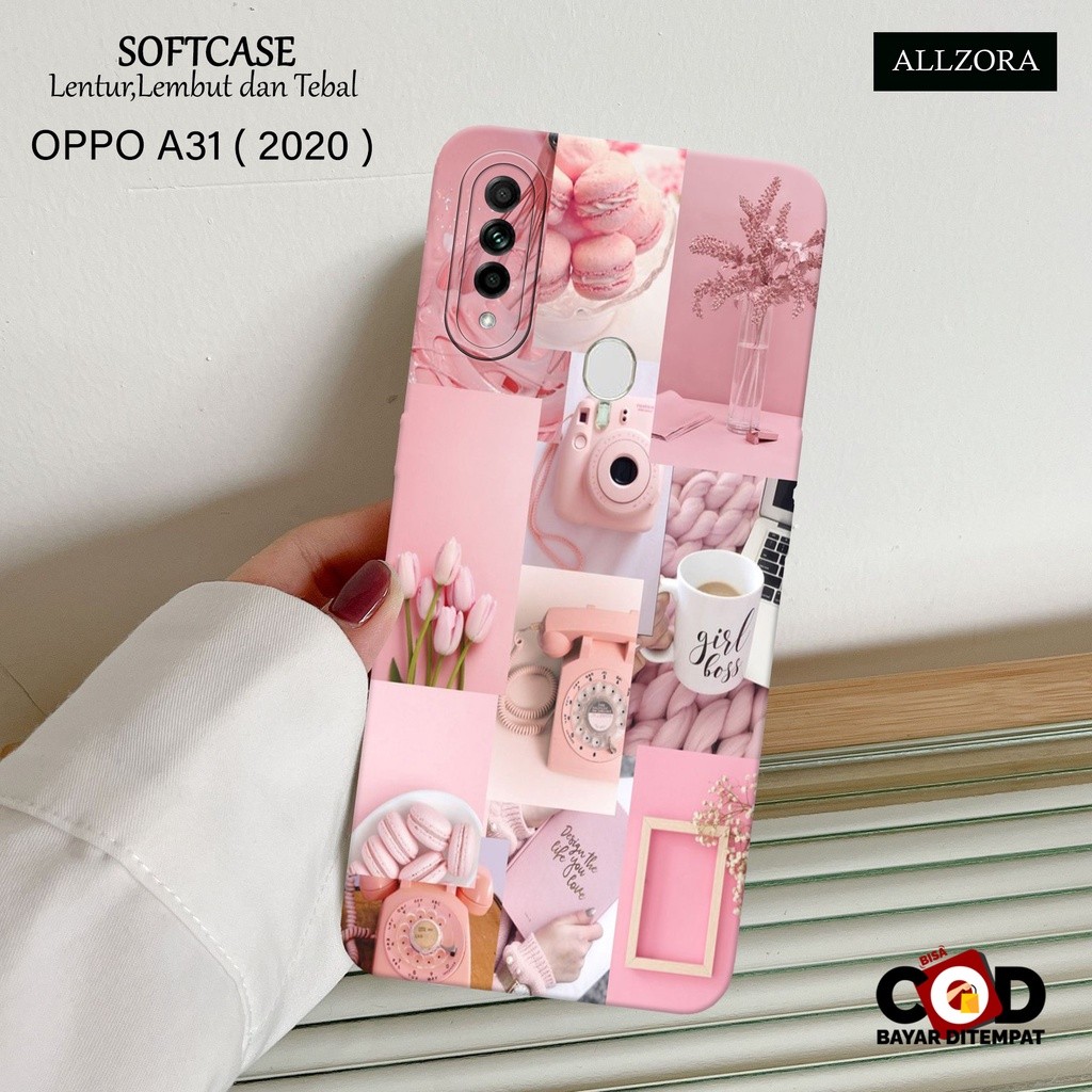 ALLZORA - Case Hp OPPO A31 2020 Terbaru - Fashion Case AESTHETIC - Casing hp OPPO A31 2020 - Softcas