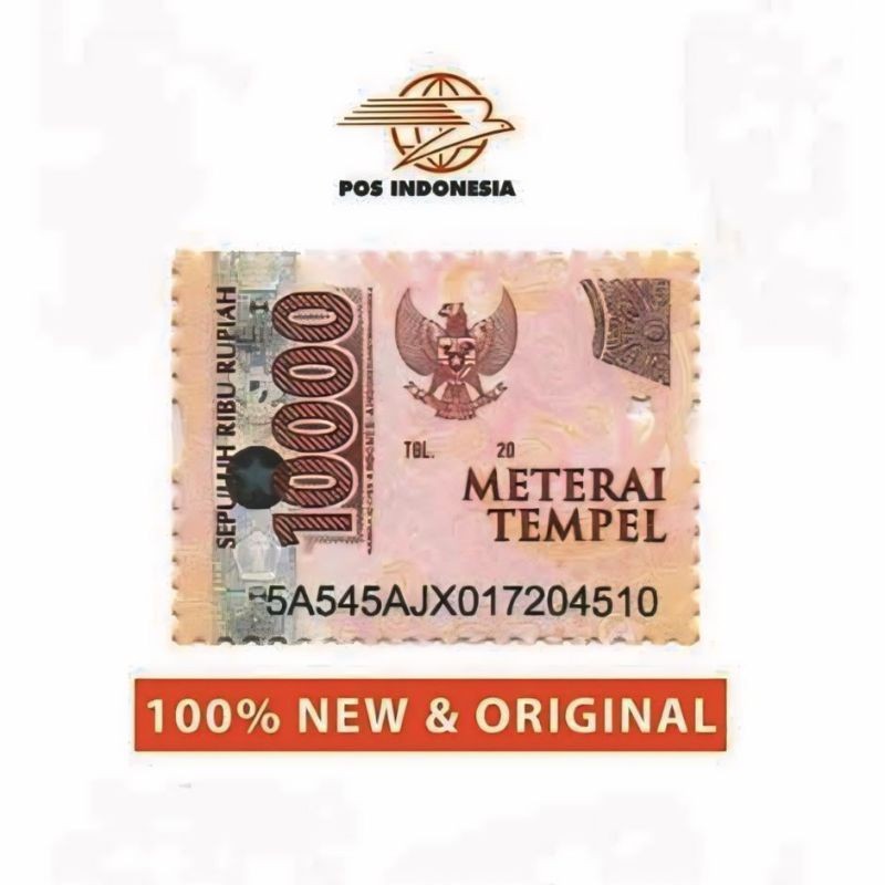 materai pos asli 10000