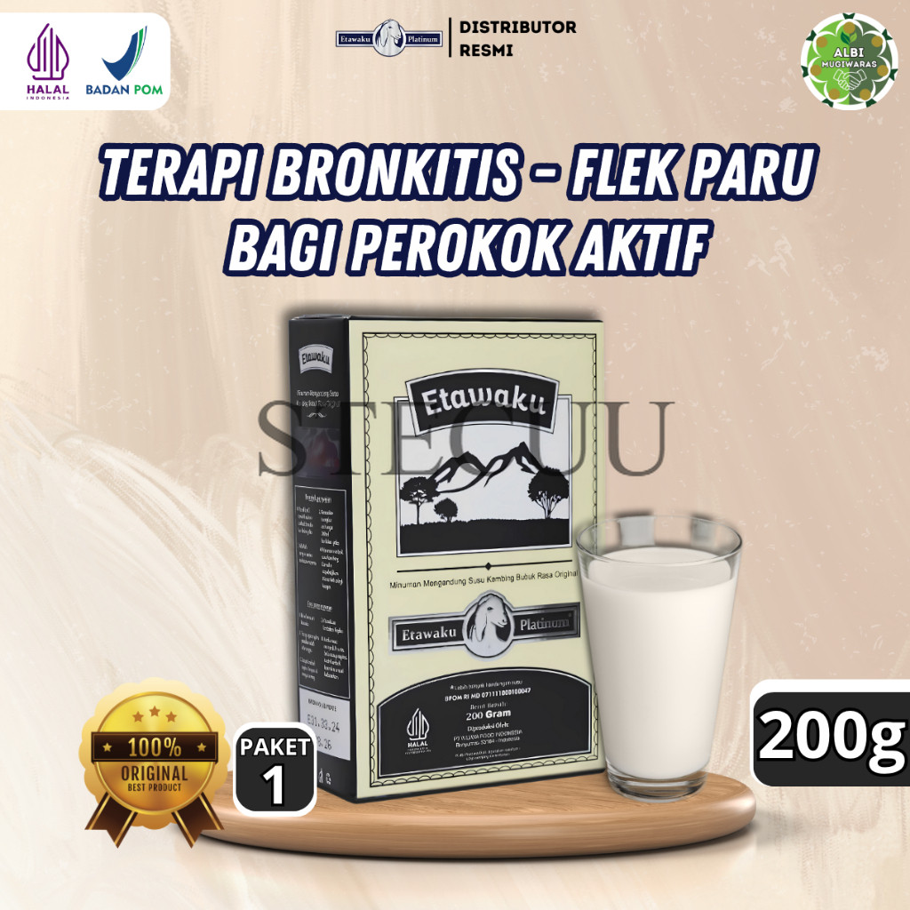

Etawaku - Susu Terapi Bronkitis Flek Paru Cocok Untuk Perokok Aktif Sehatkan Paru Atasi Asma