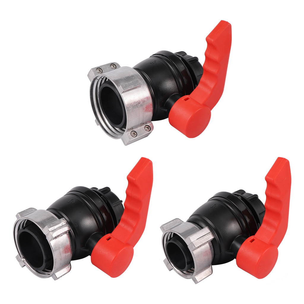 62/75/ 80mm to 60mm Coarse Thread Ball Valve IBC Tank Support Adapter BC Carry Tank Adapter Ball Val