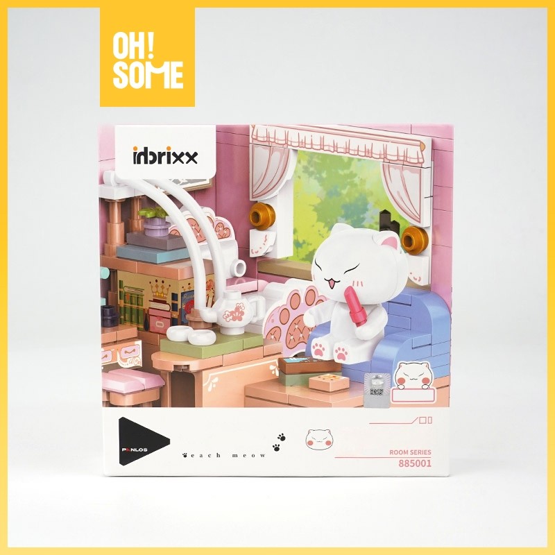 OHSOME - Penrose Mainan Balok Susun Karakter Kucing Lucu - DIY Brick Building Blocks Meow Room Serie