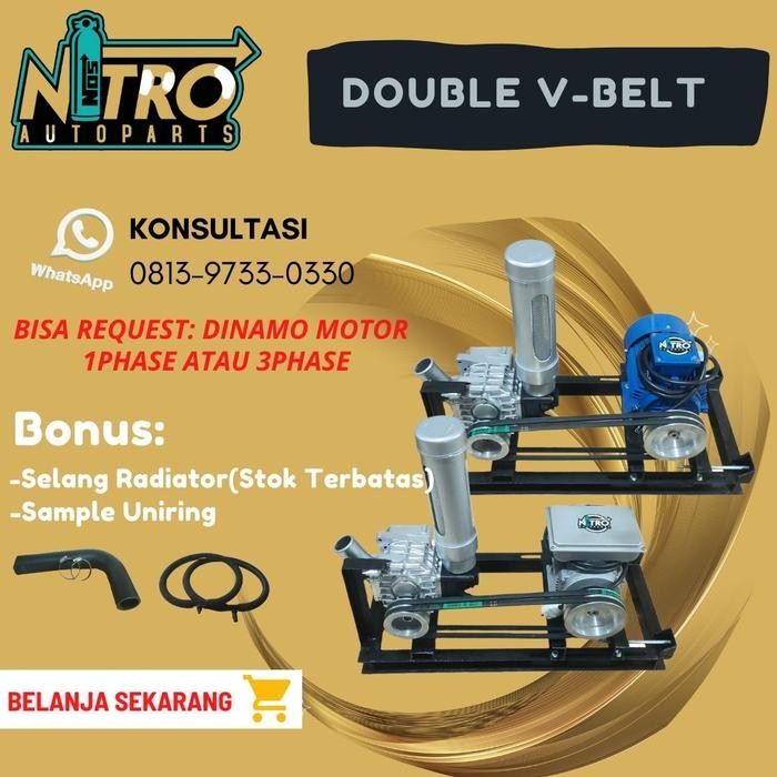 [TERLARIS] Blower Aerator Supercharger Amr500 3/4Hp 550watt Double Pulley[TERLARIS ]