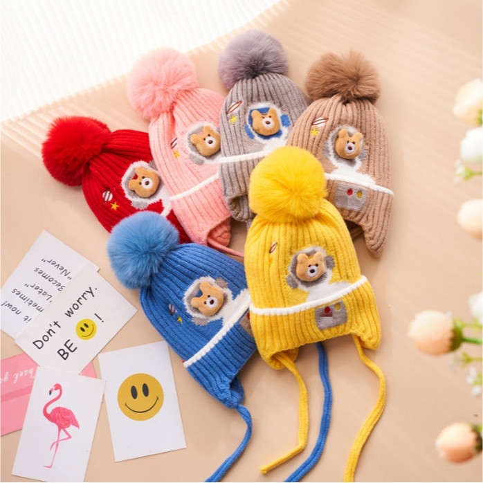 Terlaris TOPI BAYI RAJUT / TOPI BAYI LUCU DAN HALUS