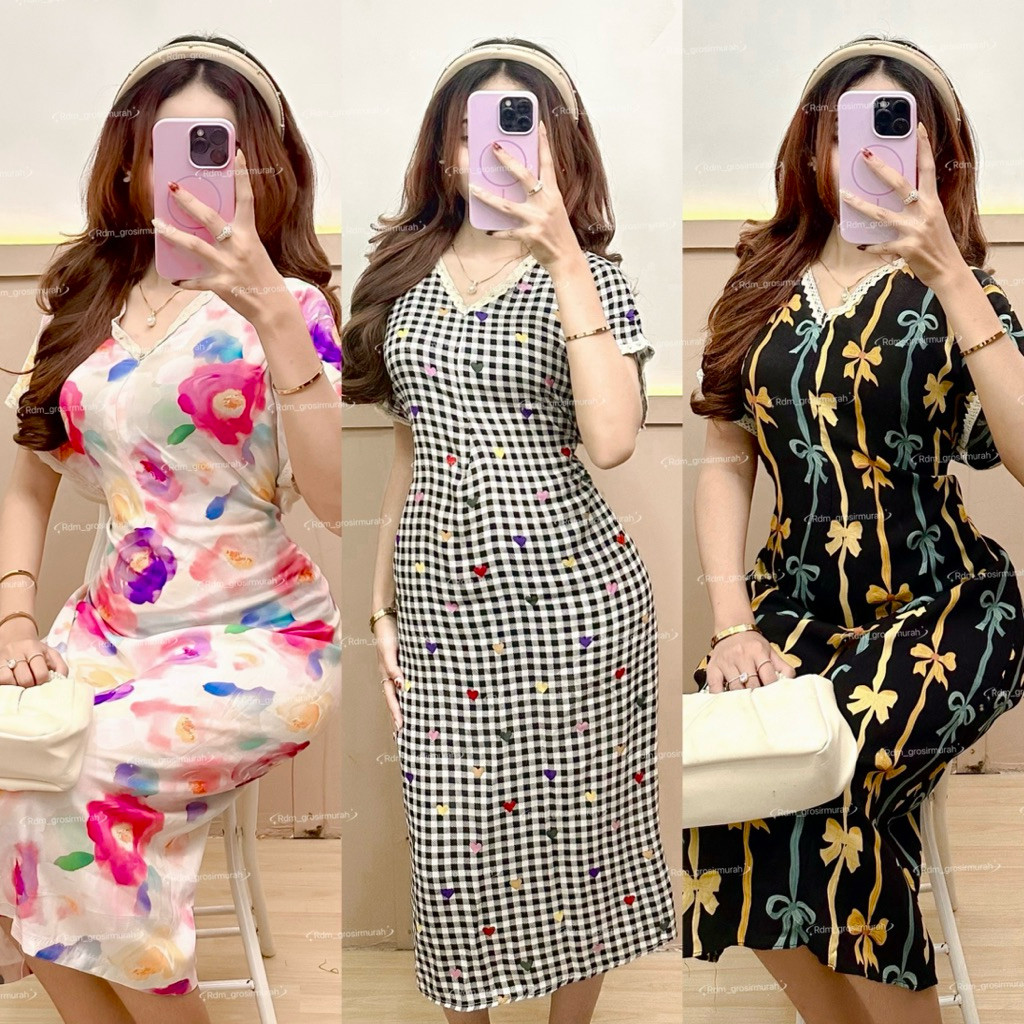 999_hoky_ DASTER RENDA RAYON VISCOSE PREMIUM / BUSUI FRENDLY / LANGSUHG KONVEKSI - Harga Grosir