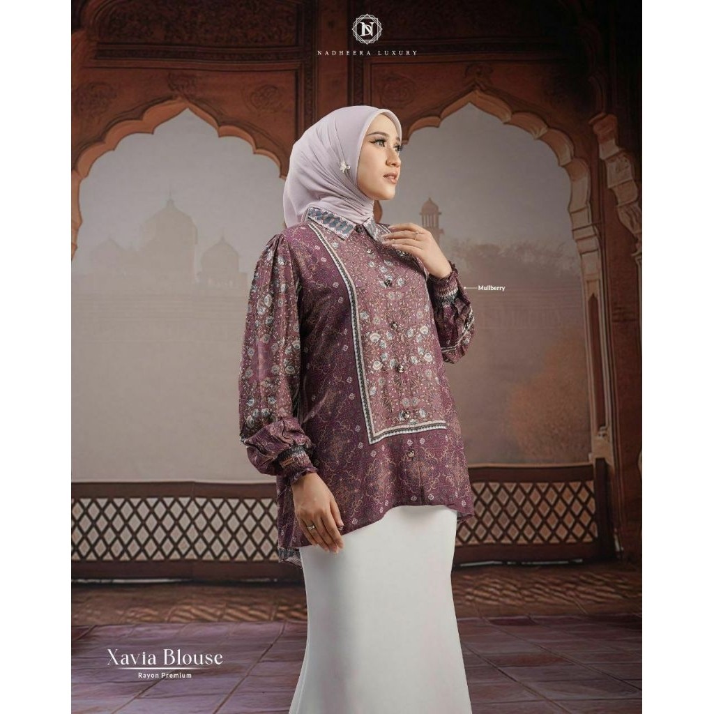 NADHEERA LUXURY XAVIA BLOUSE Atasan Wanita