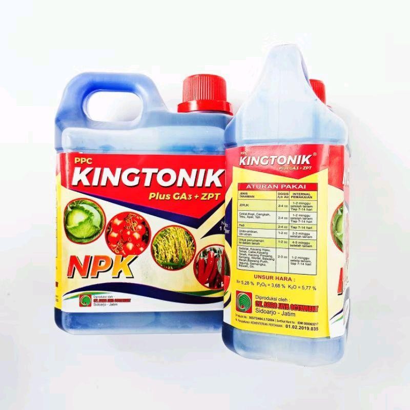 Kingtonik Pupuk Cair NPK Plus GA3 ZPT Kemasan Repack 100ml