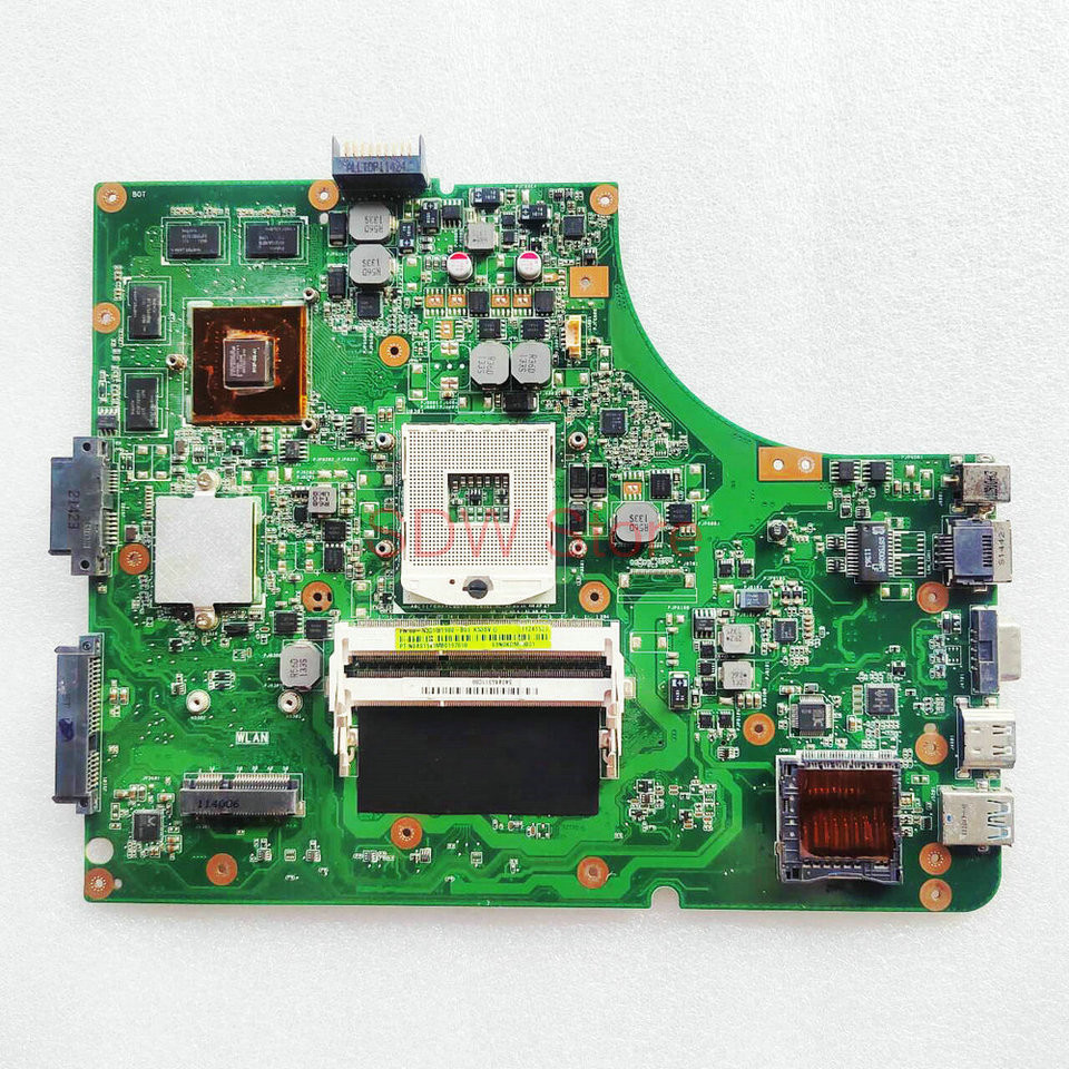 K53SV Laptop Motherboard For Asus K53SM K53SC K53SJ K53S A53S K53SV Mainboard K53SV DDR3 GT540M 1G T