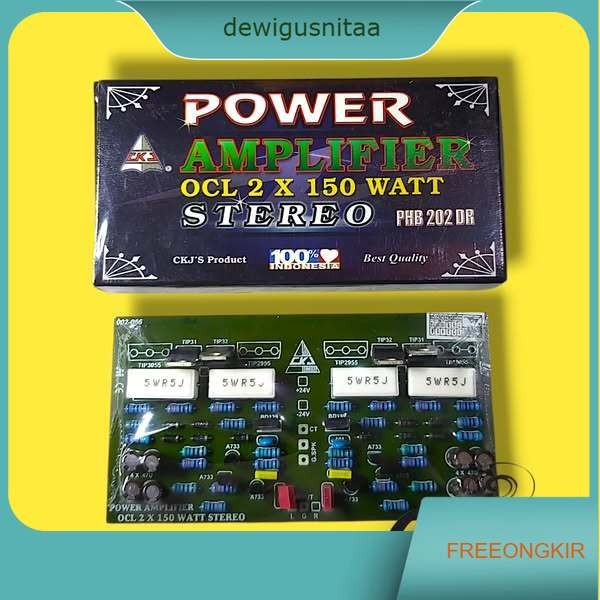KIT DRIVER POWER OCL STEREO 2 X 150 WATT CKJ PHB202 DR