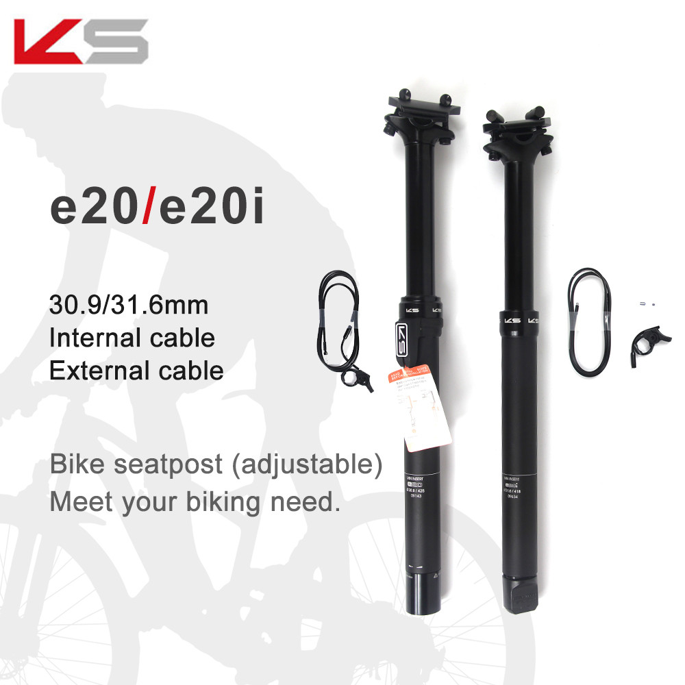 KS E20i Internal Routing Kindshock E20 External Cable Remote Bicycle Dropper Mountain Bike Wire Cont