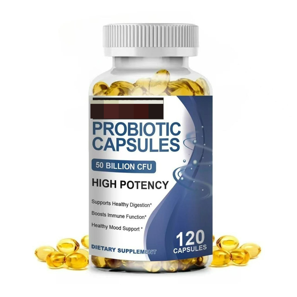 Probiotik Capsules 50 Miliar CFU – Suplemen Harian Anak & Dewasa dengan Prebiotik Organik & Enzim un