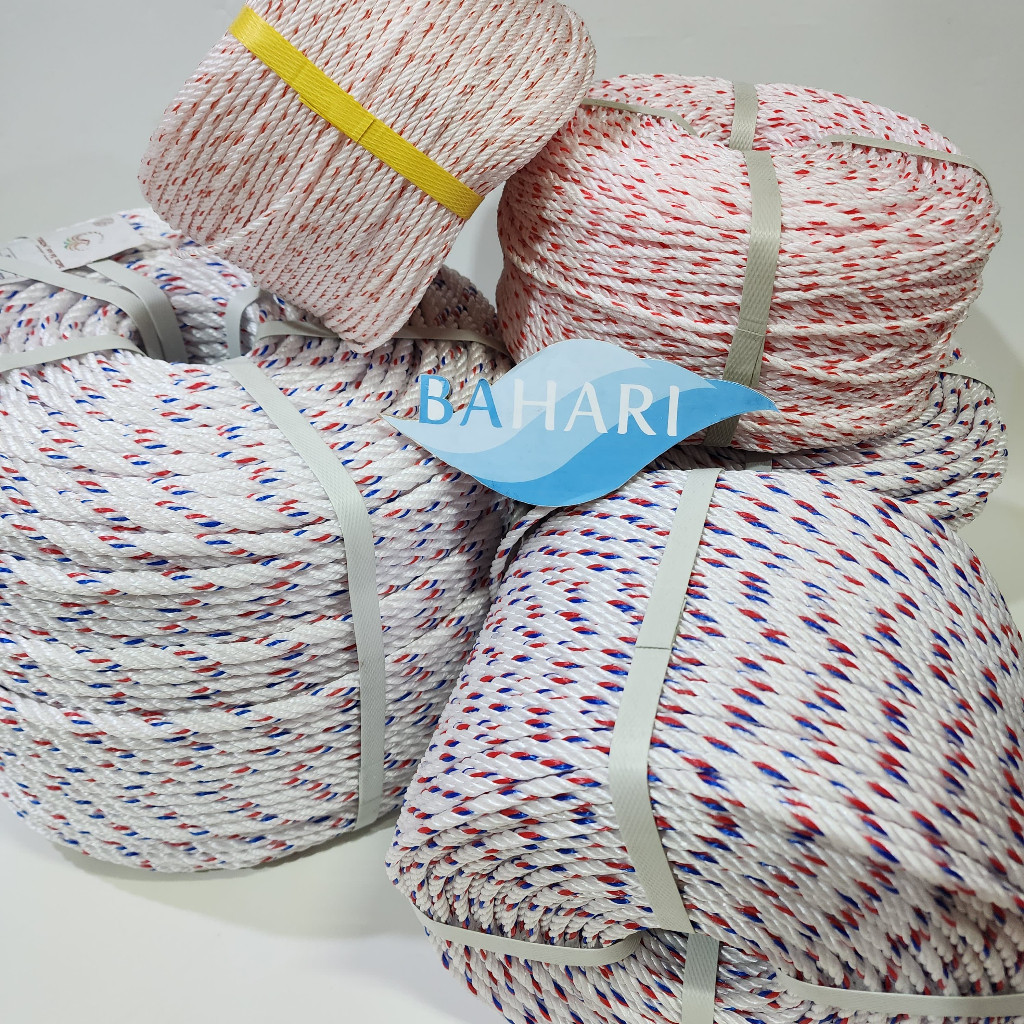 Tali Tambang/Tampar bahan PP murah berkualitas - ukuran 3mm - 9mm (panjang 200meter)