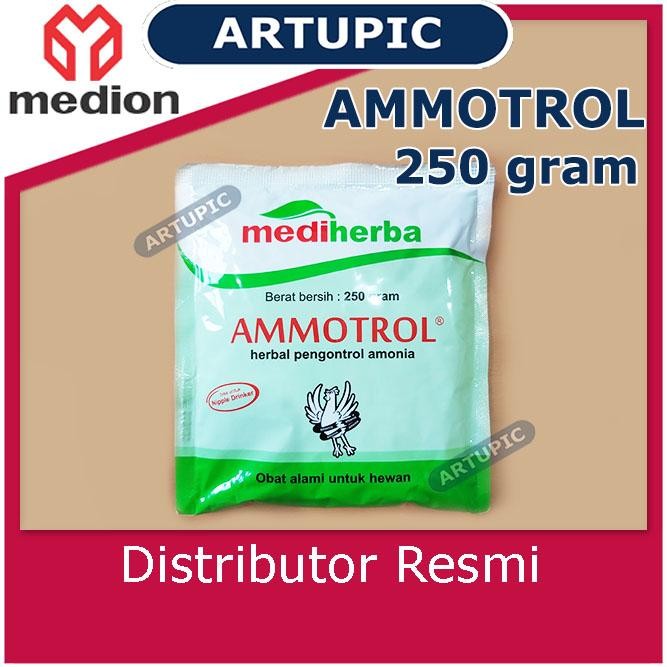 Ammotrol 250 gram Penghilang Bau Kotoran Fases Ayam Unggas Sapi Babi