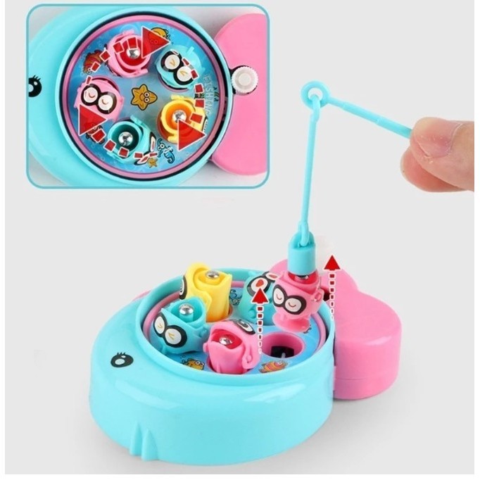 Mainan Anak Mancingan Ikan Putar Ikan Mini | Mainan Anak Pancingan