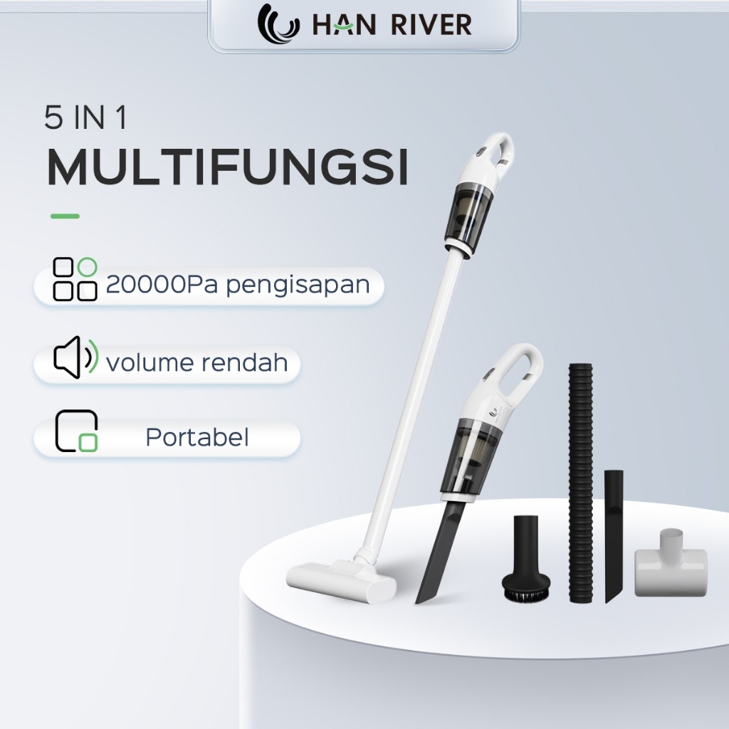 Vacum Cleaner Penyedot Debu 5 IN 1Cordless Portable  20000Pa Mini Penyedot Debu