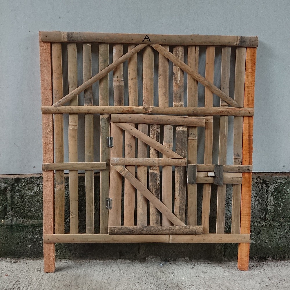 Pet House kandang Ayam Bangkok Rakit Bambu Kandang Ayam Besar Bongkar Pasang