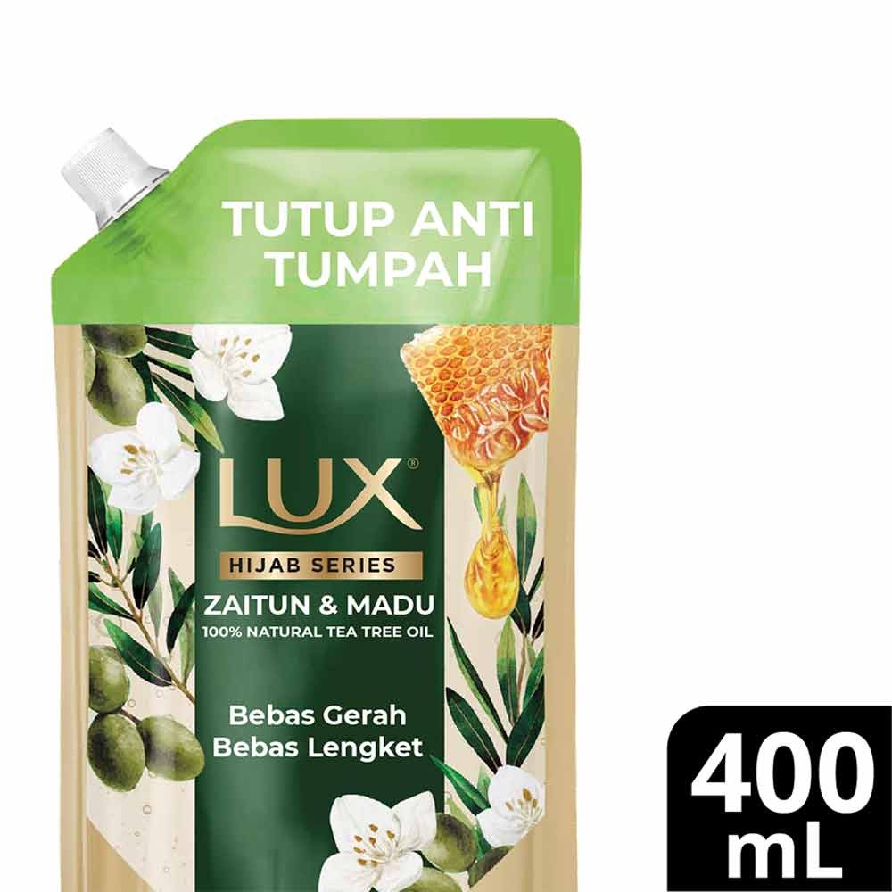 LUX BODY WASH HIJAB ZAITUN & MADU 400mL