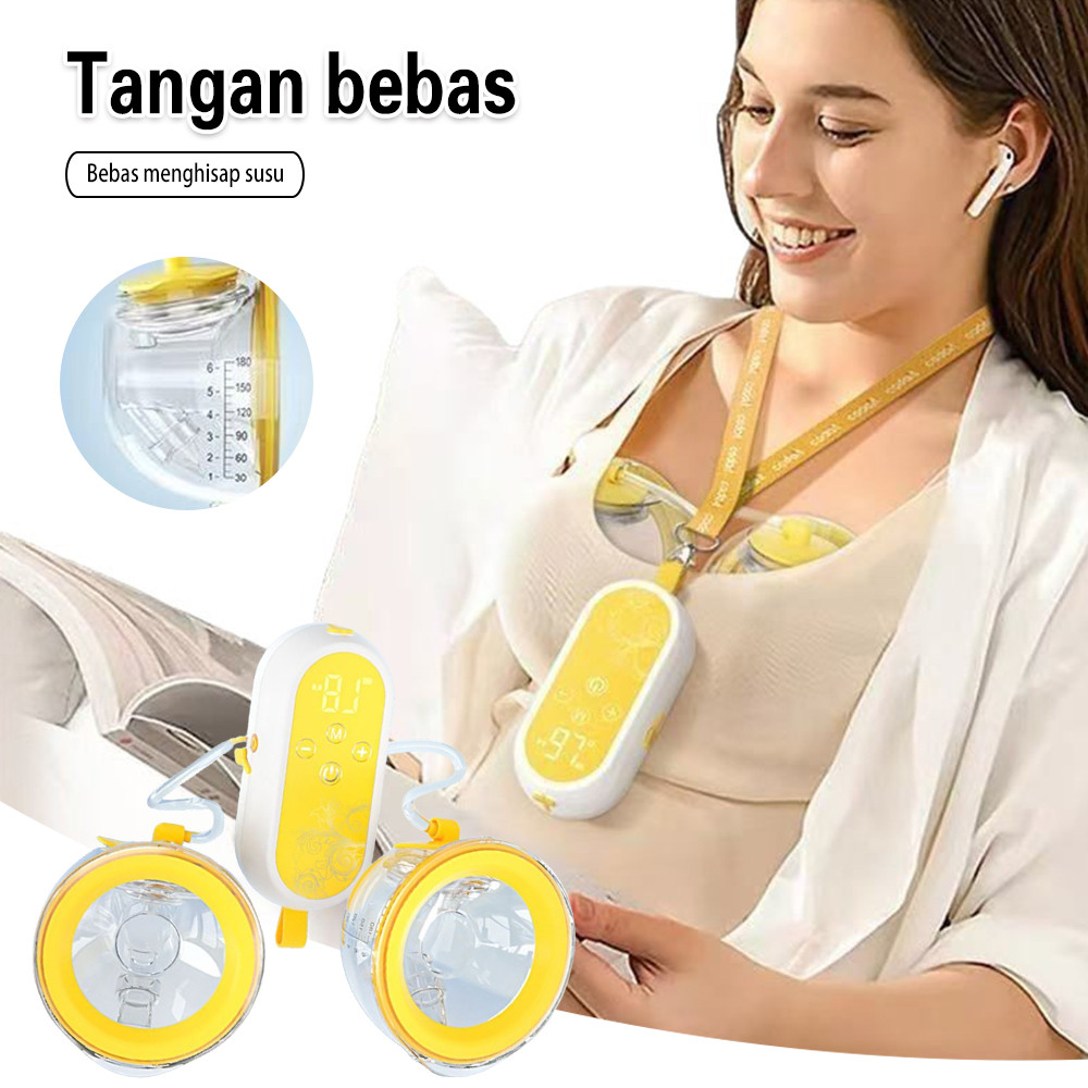 2Pcs/Set Pompa Payudara Listrik Handsfree Pompa Payudara Bilateral/Portable Pompa Payudara Wireless 