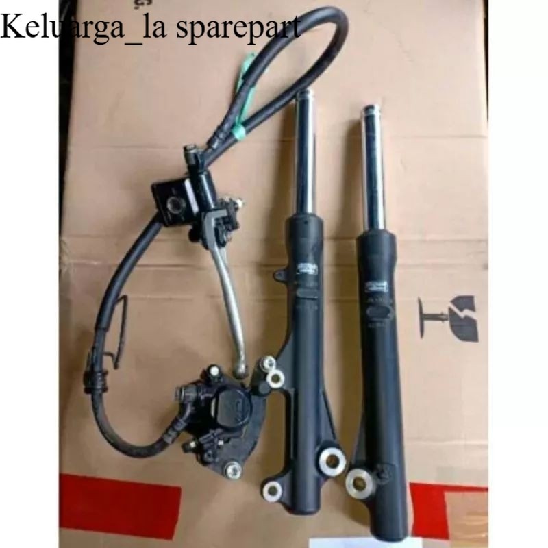 sok depan set kanan kiri Honda beat fi 2013,2014,2015 original 100% kondisi seken no bocor no cacat