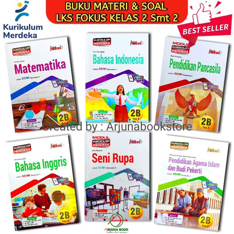 BUKU LKS FOKUS KELAS 2 SD/MI Semester 2 KURIKULUM MERDEKA