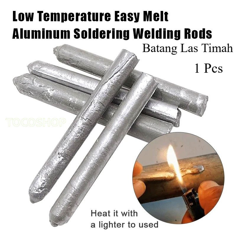 Batang Las Timah Suhu Rendah Dibakar Lilin  Low Temperature Electrode Welding Rod Kawat Las Penambal