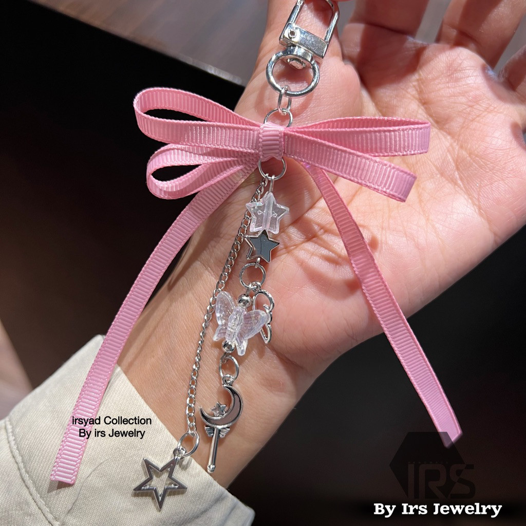 Gantungan Tas Coquette Y2k Bag Charm Pita Aesthetic