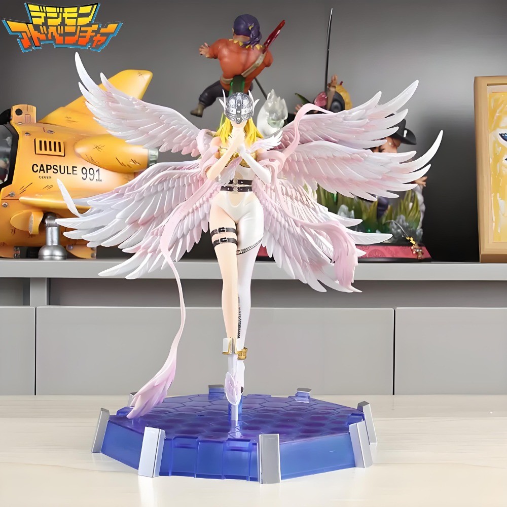 26cm/10.24in Anime Digimon Adventure Figure Angewomon Action Figures Pvc Collection Model Toys for C