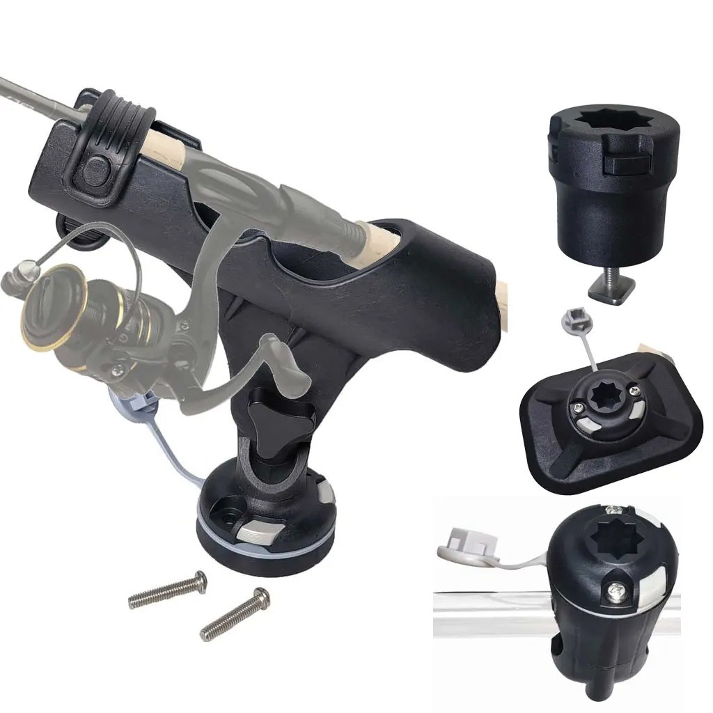 Fishing Rod Holder for Kayak Marine Boat PVC Inflatable Boat Hand Rail nghy Raft Boat Fishing Rod Ho