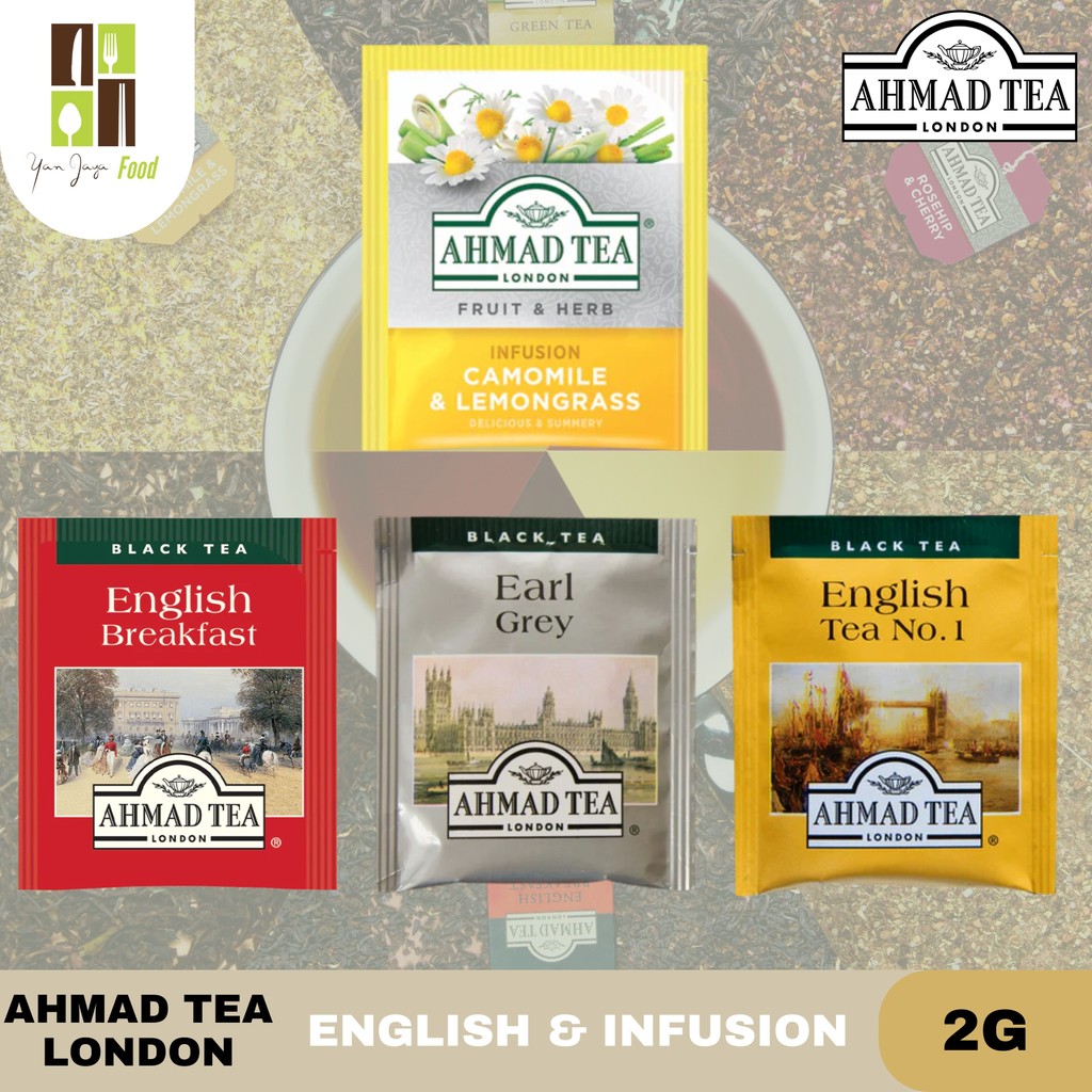 Ahmad Tea London 2g / 1.5g / 1PCS / Ahmad Tea English Breakfast / Ahmad Tea No. 1 / Ahmad Tea Earl G