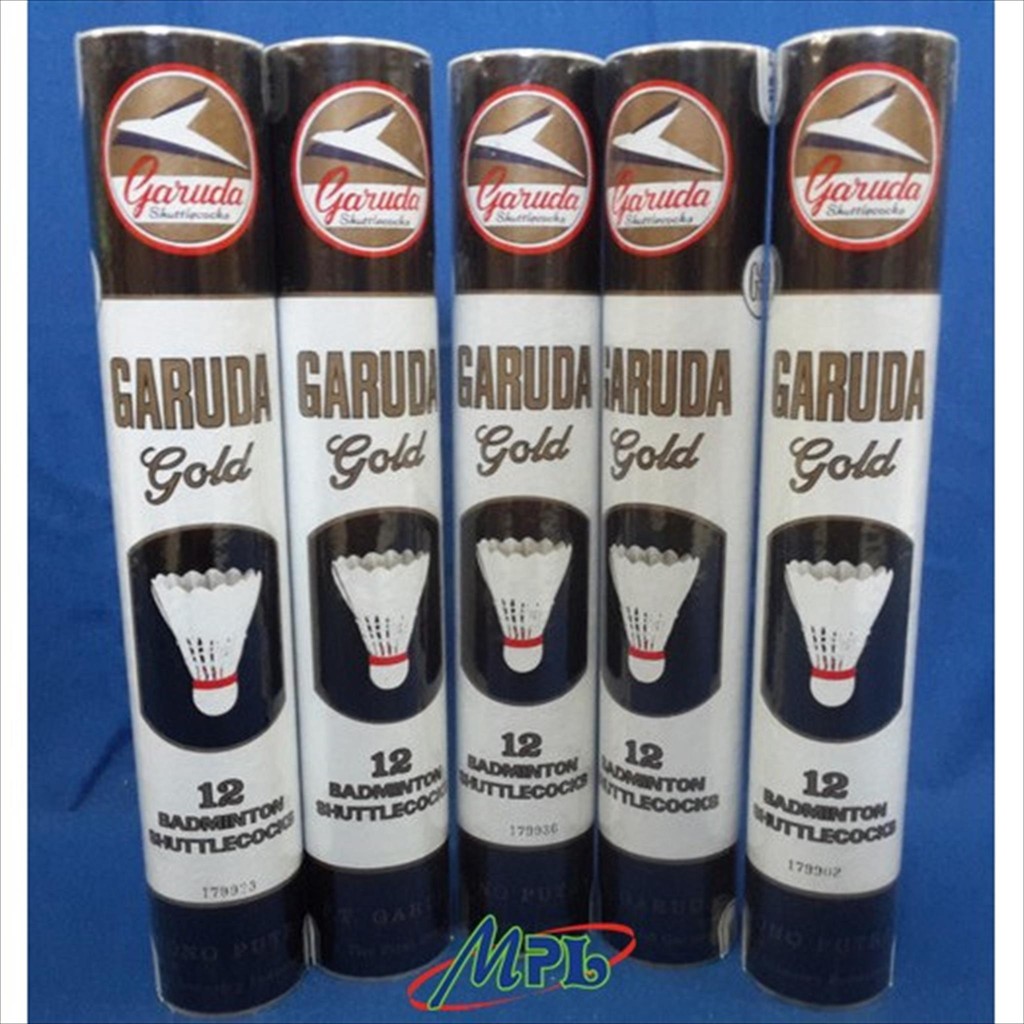 SHUTTLECOCK GARUDA GOLD PUTIH / BOLA BADMINTON GARUDA GOLD PUTIH / SHUTTLE COCK / KOK BULU TANGKIS /