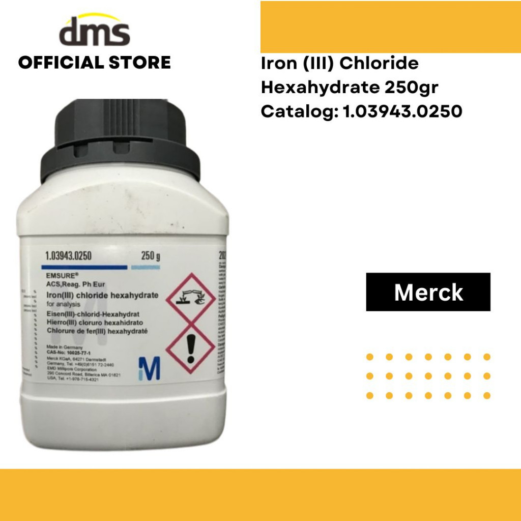 Iron (III) Chloride Hexahydrate 250gr Merck