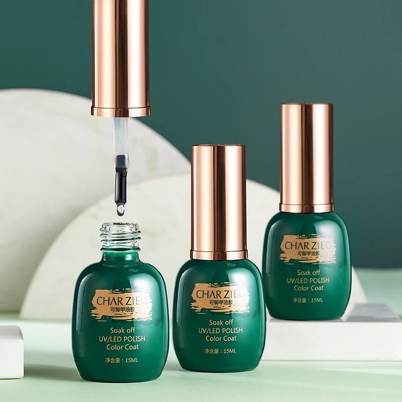 Char Zieg Functional Top Base Matte Coat Gel Nail Polish UV Led Soak Off / Charzieg Cat Kuku Gel Kut