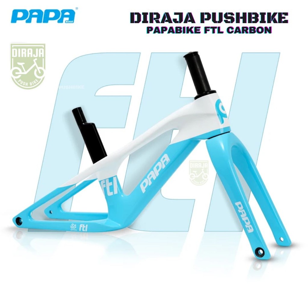 [READY] PAPABIKE FTL CARBON FRAME T800 BALANCEBIKE PUSHBIKE